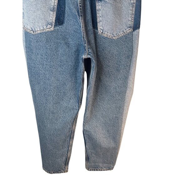 ZARA Womens Size 12/14 Light Blue Relaxed Fit Jeans 100% Cotton - Picture 11 of 15